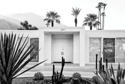 Palm Springs White House by Philippe Hugonnard framed canvas print
