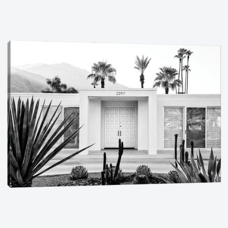 Black California Series - Palm Springs White House Canvas Print #PHD1803} by Philippe Hugonnard Canvas Print