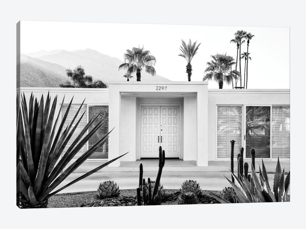 Black California Series - Palm Springs White House by Philippe Hugonnard 1-piece Canvas Art