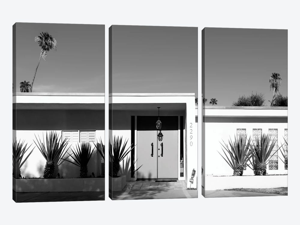 Black California Series - Palm Springs Modern Design II by Philippe Hugonnard 3-piece Art Print