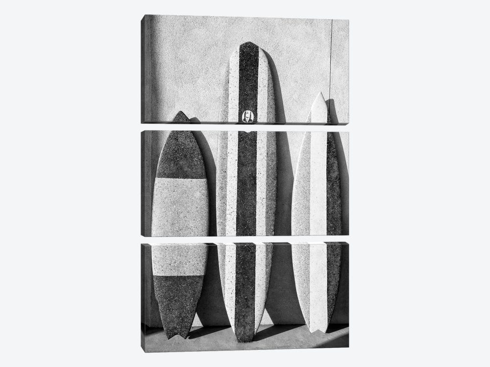 Black California Series - Surf Boards II by Philippe Hugonnard 3-piece Canvas Artwork