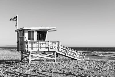 Santa Monica Lifeguard Tower by Philippe Hugonnard art print