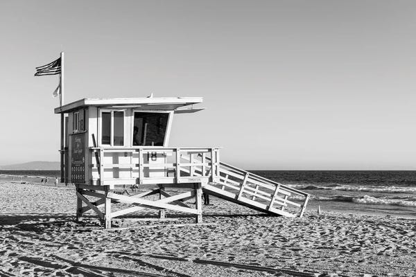Santa Monica: Santa Monica Lifeguard Tower by Philippe Hugonnard