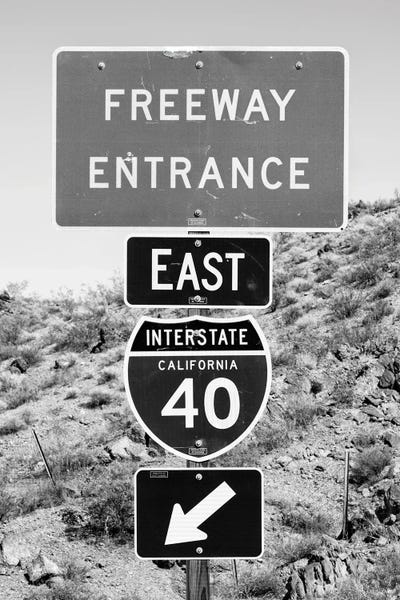 Interstate California 40 by Philippe Hugonnard canvas print