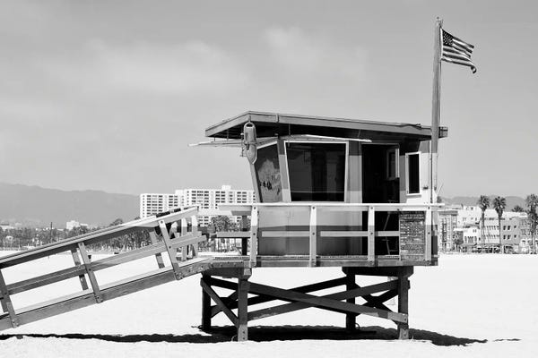 Los Angeles: Lifeguard Tower Venice Beach by Philippe Hugonnard