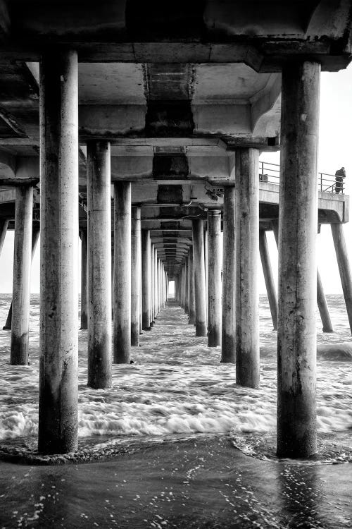 Black California Series - Underneath Huntington Beach Pier