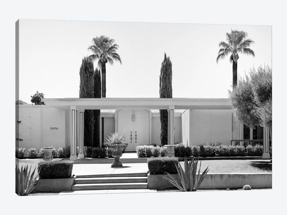Black California Series - Palm Springs Modern Design III by Philippe Hugonnard 1-piece Canvas Wall Art