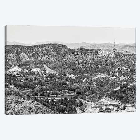 Black California Series - Hollywood Hills View Canvas Print #PHD1848} by Philippe Hugonnard Art Print