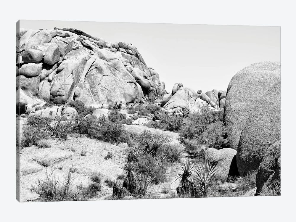 Black California Series - Boulders Rock Desert by Philippe Hugonnard 1-piece Canvas Print