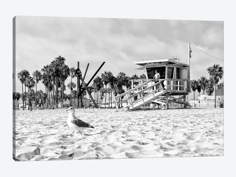 Black California Series - Venice Beach Baywatch by Philippe Hugonnard 1-piece Canvas Art