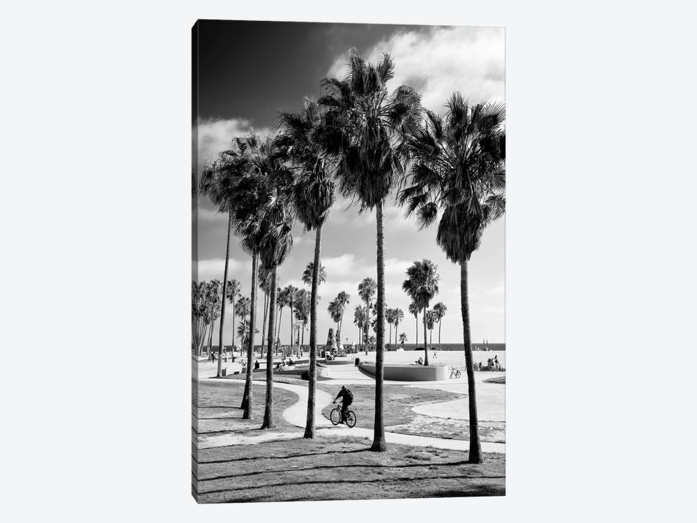 Black California Series - Venice Beach Skate Park II by Philippe Hugonnard 1-piece Canvas Art Print