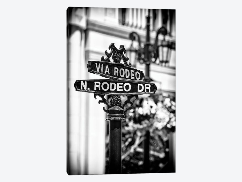 Black California Series - Beverly Hills Rodeo Drive by Philippe Hugonnard 1-piece Canvas Art Print