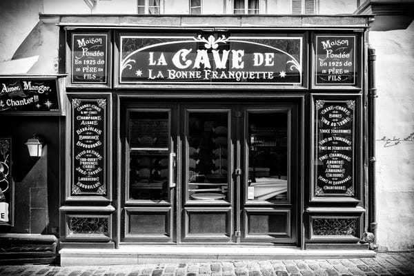 Paris Photography: Black Montmartre Series - La Cave by Philippe Hugonnard