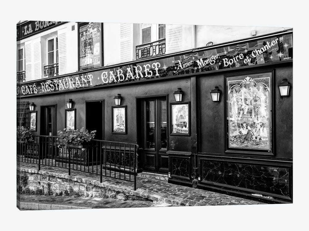 Black Montmartre Series - Cabaret by Philippe Hugonnard 1-piece Art Print