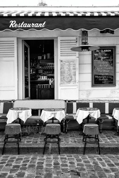 Black Montmartre Series - French Restaurant