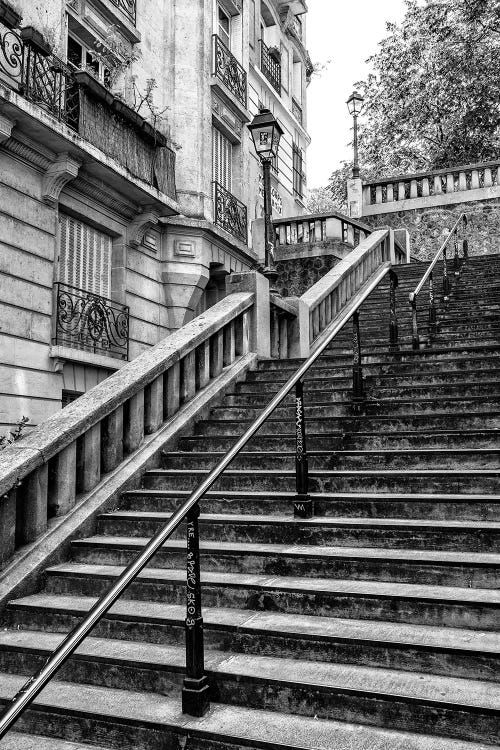 Black Montmartre Series - Parisian Stair Railing