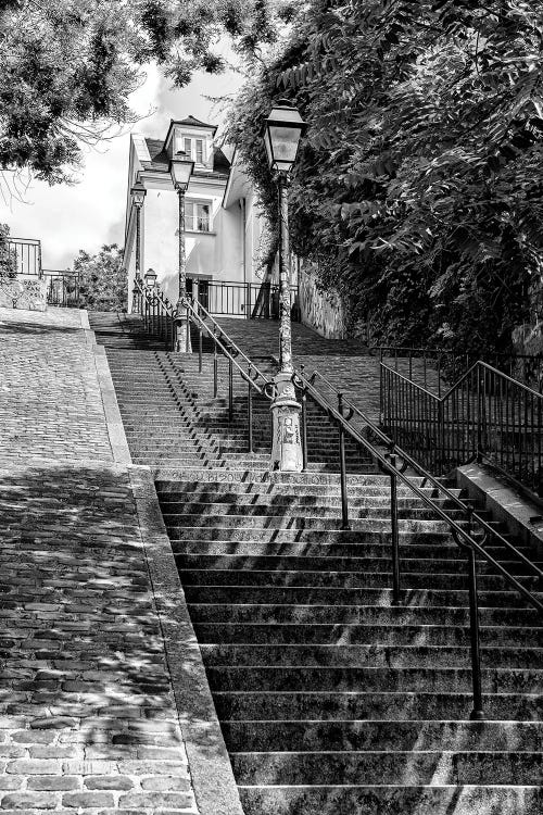 Black Montmartre Series - Stairs Climb