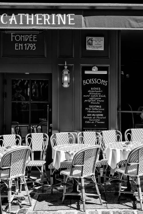 Black Montmartre Series - Café Paris