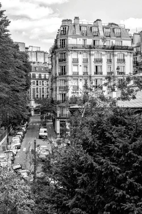 Black Montmartre Series - Parisian Street