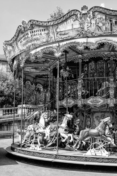 Black Montmartre Series - Paris Merry-Go-Round