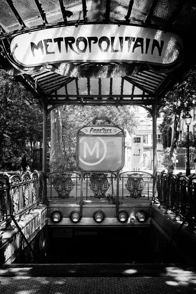 Montmartre Metro by Philippe Hugonnard framed wall art