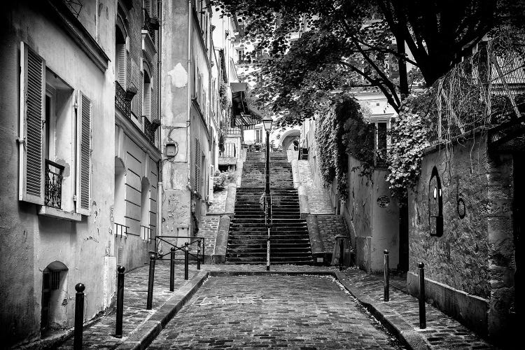 Black Montmartre Series - Paris Street View