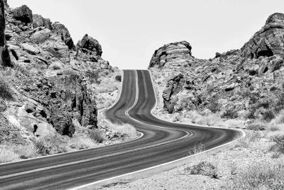 Black Nevada Series - On The Road by Philippe Hugonnard canvas print