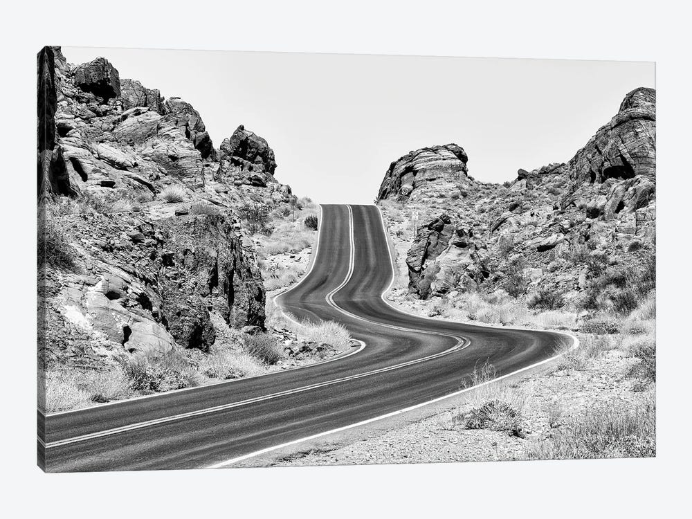 Black Nevada Series - On The Road by Philippe Hugonnard 1-piece Canvas Art Print