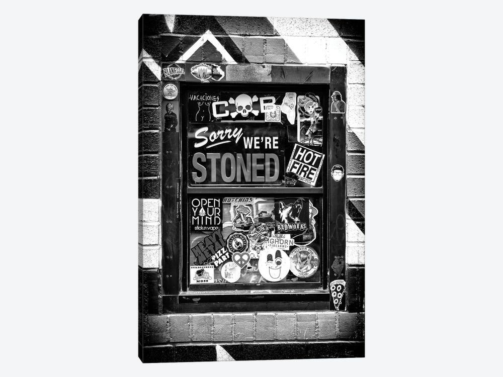 Black Nevada Series - Sorry We're Stoned by Philippe Hugonnard 1-piece Canvas Wall Art