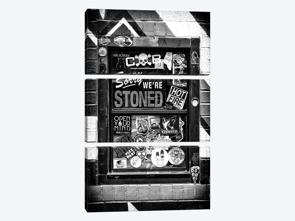 Black Nevada Series - Sorry We're Stoned by Philippe Hugonnard 3-piece Canvas Art