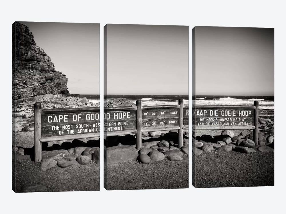 Cape of Good Hope Sign by Philippe Hugonnard 3-piece Art Print