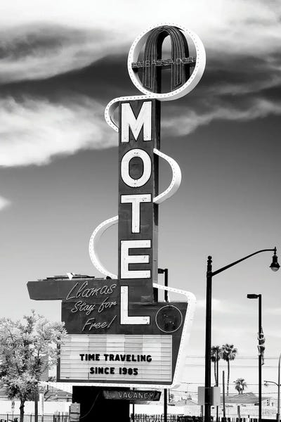 Las Vegas: Black Nevada Series - Ambassador Motel Vegas by Philippe Hugonnard