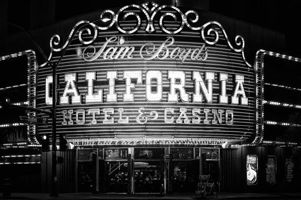 Nevada: Black Nevada Series - California Hotel & Casino by Philippe Hugonnard