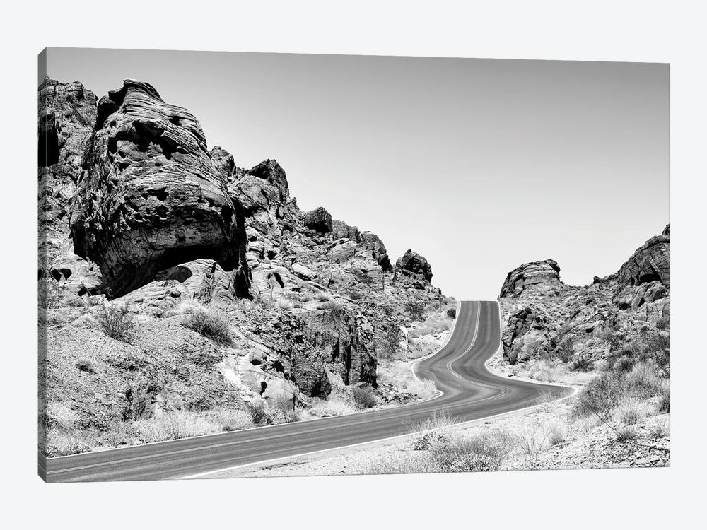 Black Nevada Series - Scenic Road by Philippe Hugonnard 1-piece Canvas Wall Art
