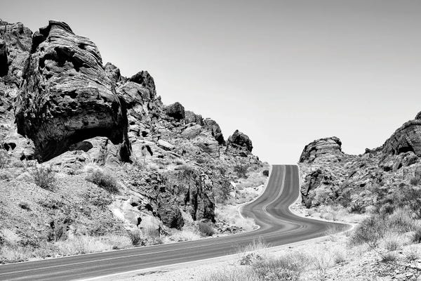 Nevada: Black Nevada Series - Scenic Road by Philippe Hugonnard