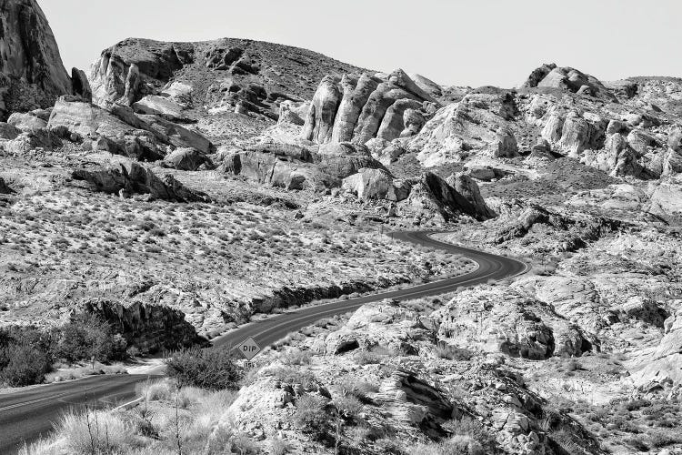 Black Nevada Series - Desert Road by Philippe Hugonnard wall art