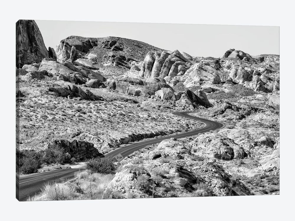 Black Nevada Series - Desert Road by Philippe Hugonnard 1-piece Canvas Art