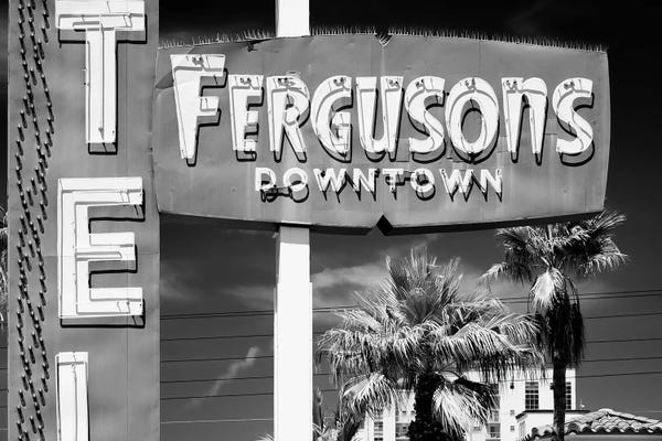 Nevada: Fergusons Downtown Motel by Philippe Hugonnard