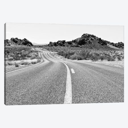 Black Nevada Series - Road In The Desert Canvas Print #PHD1936} by Philippe Hugonnard Canvas Art