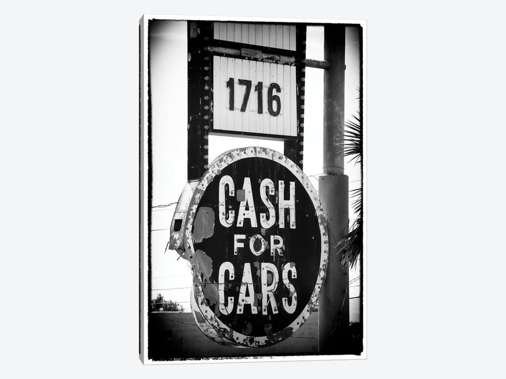Black Nevada Series - Cash For Cars by Philippe Hugonnard 1-piece Canvas Wall Art