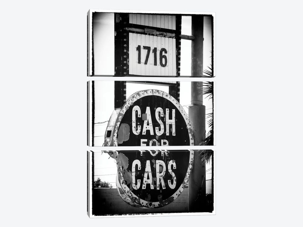 Black Nevada Series - Cash For Cars by Philippe Hugonnard 3-piece Canvas Art
