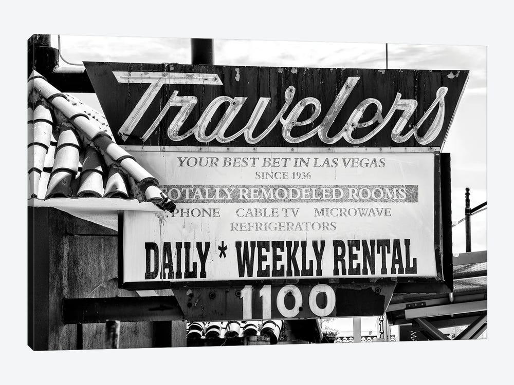 Black Nevada Series - Travelers by Philippe Hugonnard 1-piece Canvas Art Print