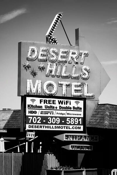 Las Vegas: Las Vegas Motel by Philippe Hugonnard