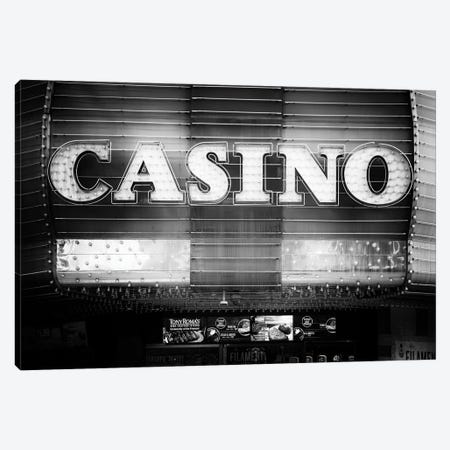 Black Nevada Series - Vegas Casino Canvas Print #PHD1943} by Philippe Hugonnard Canvas Art