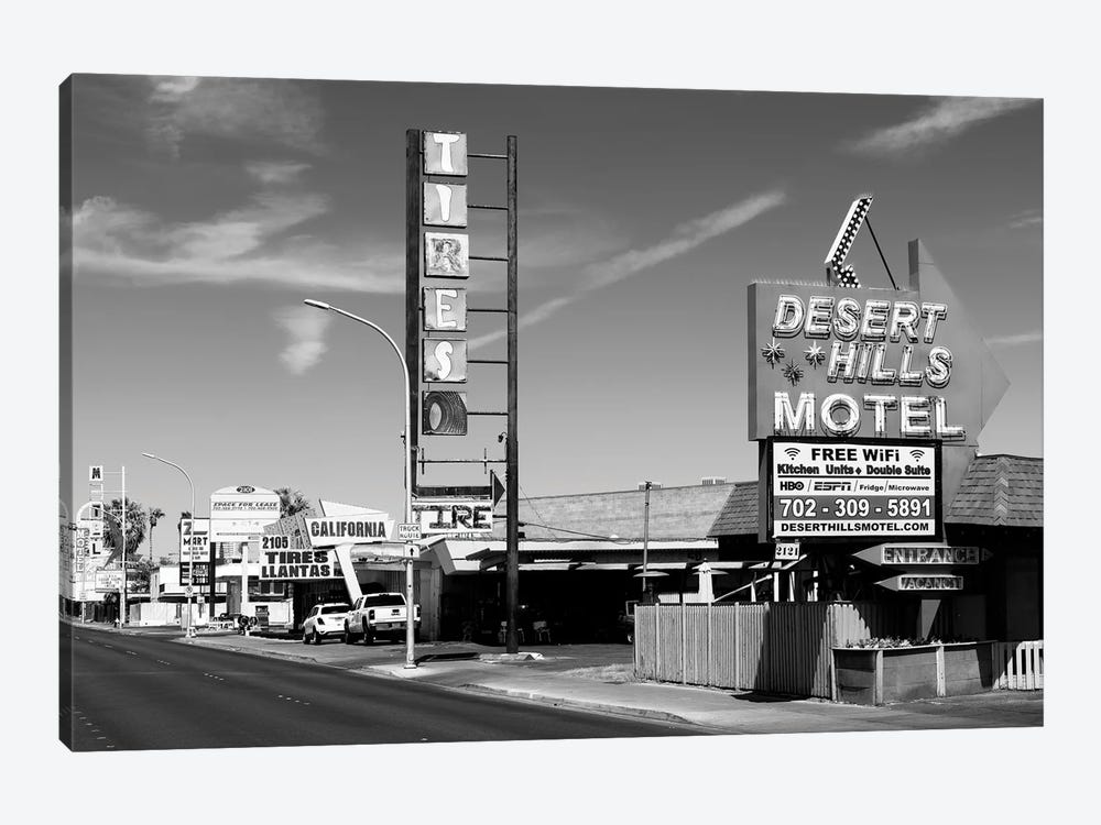 Black Nevada Series - Old Las Vegas by Philippe Hugonnard 1-piece Art Print