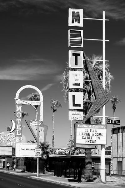 Las Vegas: Las Vegas Motels by Philippe Hugonnard