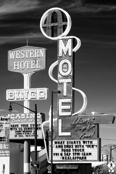 Las Vegas: Black Nevada Series - Vegas Bingo Motel by Philippe Hugonnard