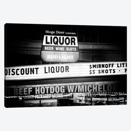 Black Nevada Series - Discount Liquor Canvas Print #PHD1951} by Philippe Hugonnard Art Print