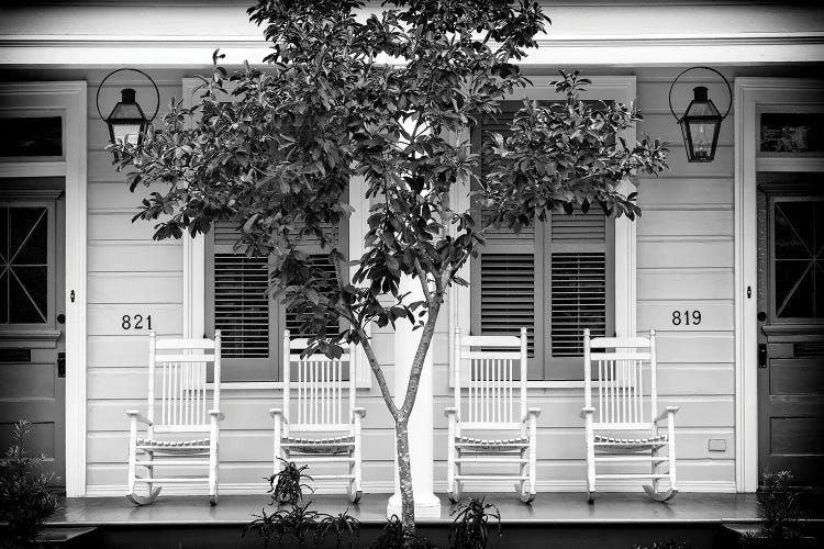 Black NOLA Series - 4 Rocking Chairs