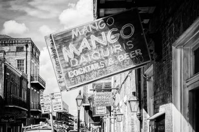 Black NOLA Series - Cocktails & Beer by Philippe Hugonnard framed wall art